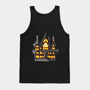 Gothic Victorian Book House Tank Top